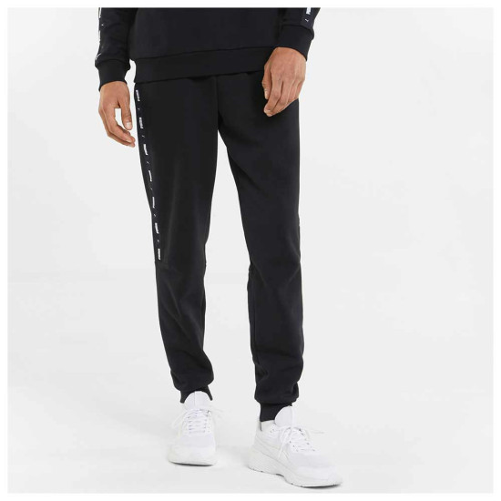 Puma Ανδρικό παντελόνι φόρμας Essentials+ Tape Sweatpants Puma Ανδρικό παντελόνι φόρμας Essentials+ Tape Sweatpants